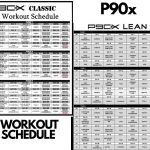 P90x workout schedule